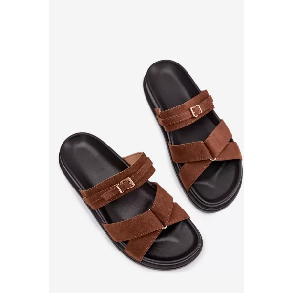  Dámské pantofle BOTO SELORINA 41608 BROWN 