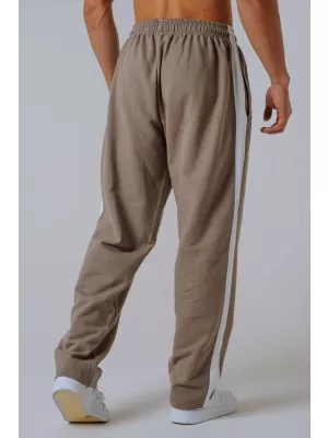 NEBBIA Relaxed fit tepláky POWER 904 LIGHT BROWN ASH