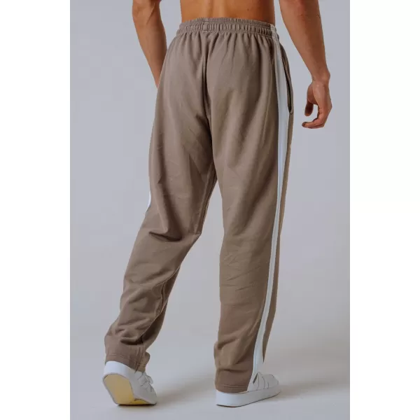  NEBBIA Relaxed fit tepláky POWER 904 LIGHT BROWN ASH 