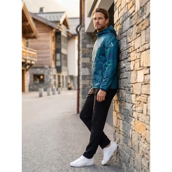  Pánská softshellová bunda premium ALTISPORT VOJ/ALM072JACK01 PETROLEJOVÁ 