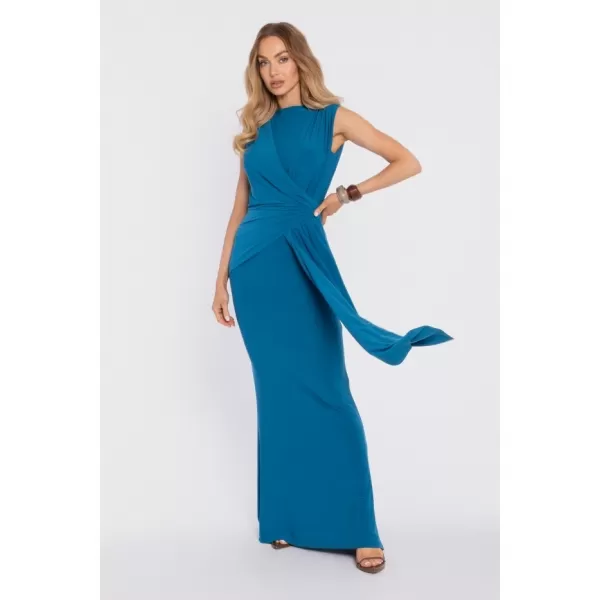 Dámské šaty MOE M913 OCEAN BLUE 