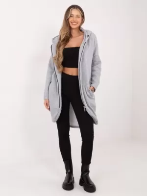 Dámská mikina RUE PARIS RV-BL-4858-1.99P GRAY