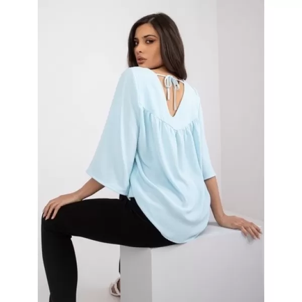  Dámská halenka RUE PARIS CHA-BZ-1701.29P LIGHT BLUE 