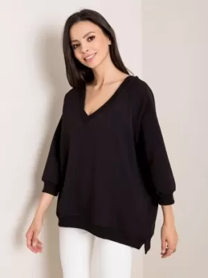 Dámská mikina RUE PARIS RV-BL-5676.09 NOIRE