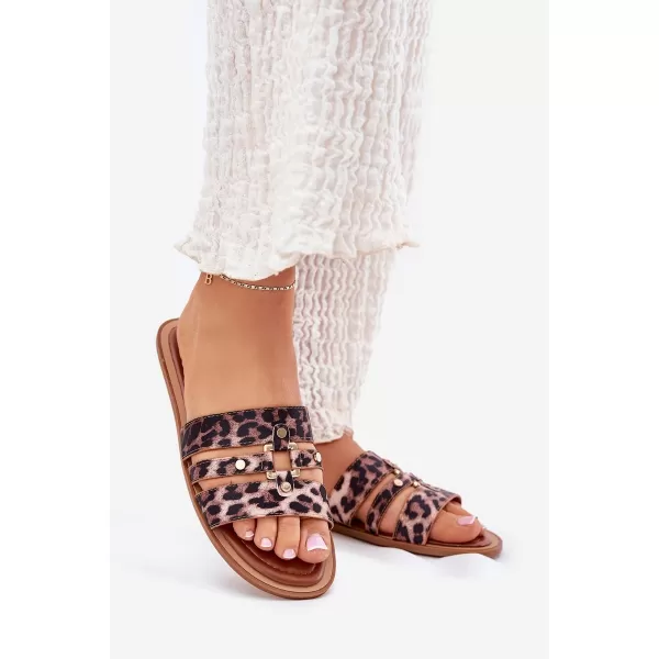  Dámské pantofle BOTO NOROTI 37941 LEOPARD 
