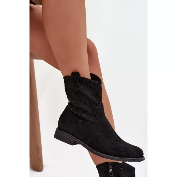  Dámské boty S.BARSKI HY52-530 BLACK 