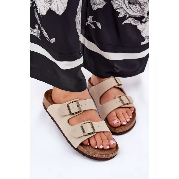  Dámské pantofle BIG STAR RR274A391 BEIGE 