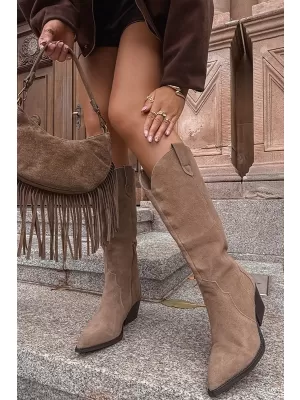Dámské kozačky BOTO URSELLE 40126 KHAKI