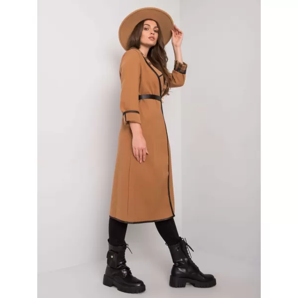  Dámský kabát ITALY MODA DHJ-PL-A5753.38X CAMEL 