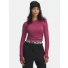 Dámské triko UNDER ARMOUR UA COLDGEAR TEXTURED CREW 6003999-659 ČERVENÁ