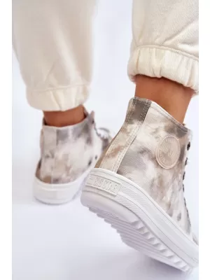 Dámské tenisky BIG STAR LL274047 WHITE/OLIVE