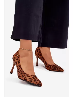 Dámské lodičky VINCEZA 62264 LEOPARD