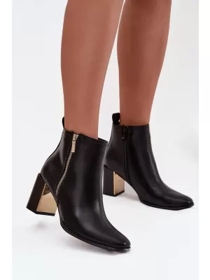 Dámské boty na podpatku BOTO CAMILYN 40569 BLACK
