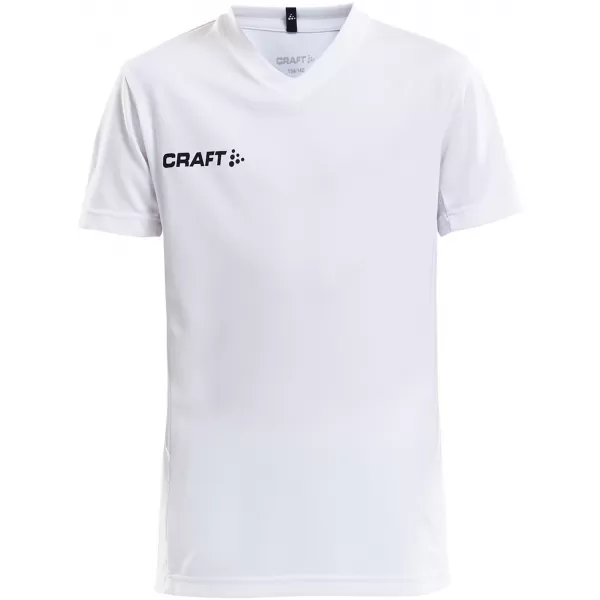  Dětské sportovní tričko s výstřihem do V CRAFT TW Squad Go Jersey Solid Jr BÍLÁ 