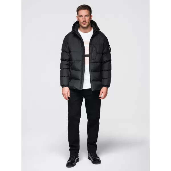  Pánská bunda OMBRE OM-JAHP-0302 BLACK 