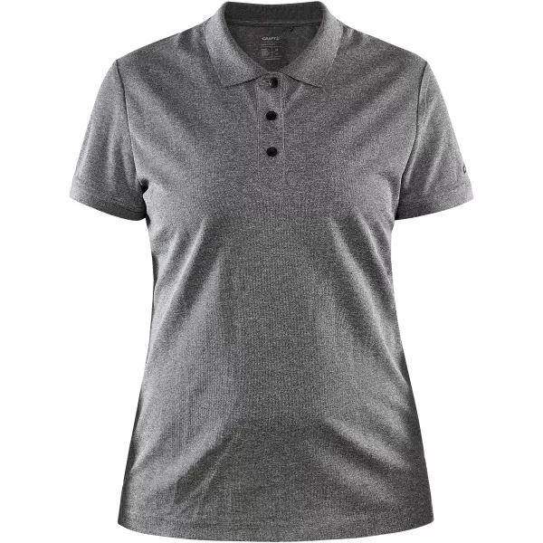 Dámské sportovní polo CRAFT Corp. CORE Unify Polo Shirt W TMAVĚ ŠEDÝ MELÍR 