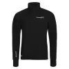 Pánská mikina PROGRESS TOREZ ZIP MERINO ČERNÁ