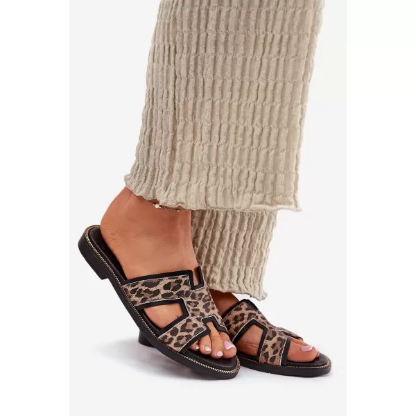  Dámské pantofle ZAZOO 40383 BEIGE 
