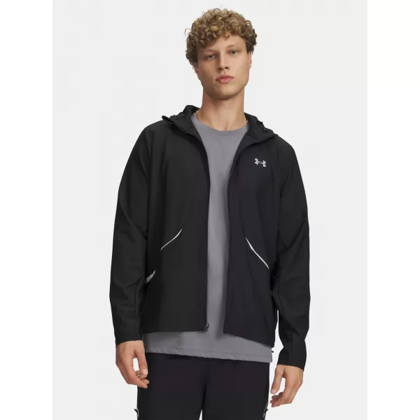  Pánská bunda UNDER ARMOUR UA UNSTOPPABLE WOVEN JACKET ČERNÁ 