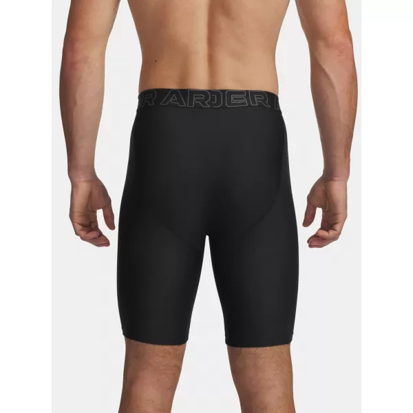  Pánské boxerky UNDER ARMOUR PERFORMANCE POUCH - SOLID 9IN - 2 6012561-001 ČERNÁ 