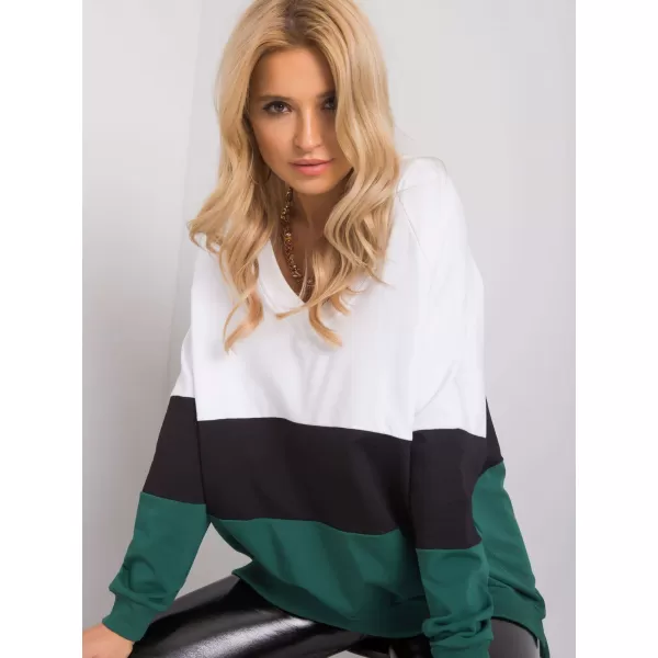  Dámská mikina RUE PARIS RV-BL-5972.07 DARK GREEN 