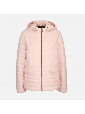 Dámská péřová bunda GEOX MYLUSE G012398 RŮŽOVÁ