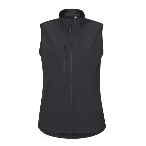 Dámská softshellová vesta ALTISPORT NoPrint NP/ALW965 EBONY GRAY 
