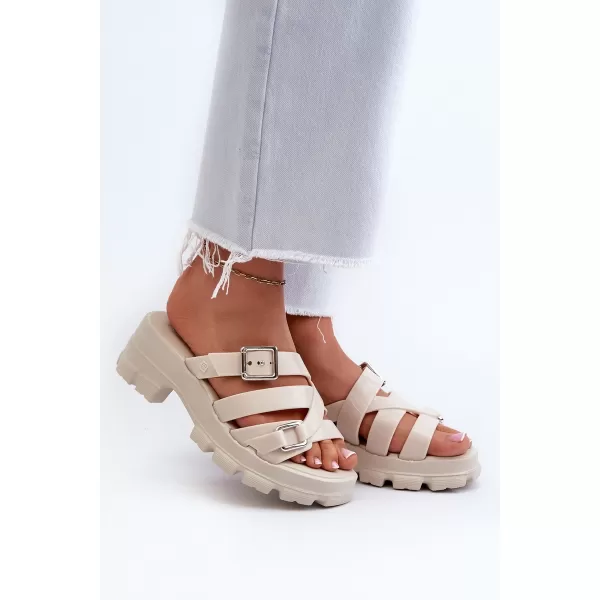  Dámské žabky ZAXY NN285042 BEIGE 