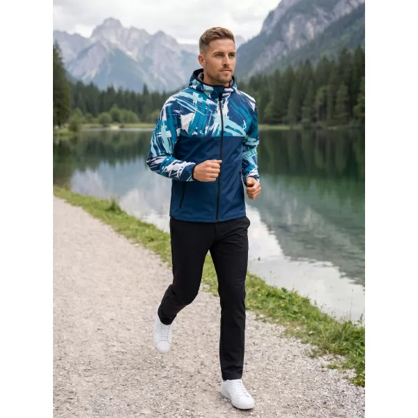  Pánská softshellová bunda premium ALTISPORT VOJ/ALM039JACK01 NÁMOŘNÍ MODRÁ 
