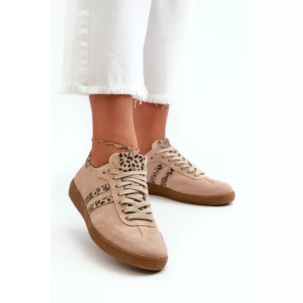  Dámské tenisky ZAZOO N1068 32634 BEIGE 