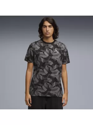Pánské triko PUMA ESS LOGO LAB AOP TEE 692027_01 PUMA BLACK