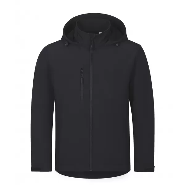  Pánská softshellová bunda ALTISPORT NoPrint NP/ALM845 EBONY GRAY 