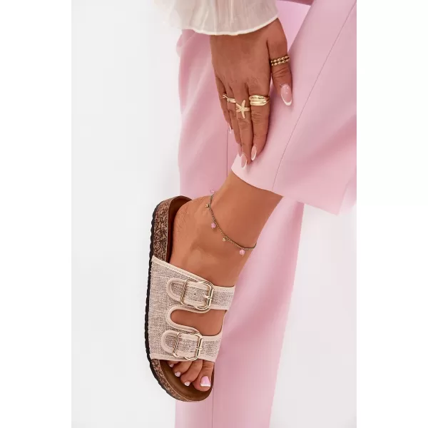  Dámské pantofle BOTO OSOFFE 36218 BEIGE 