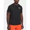 Pánské triko UNDER ARMOUR HEATGEAR FITTED SS 6000939-001 ČERNÁ