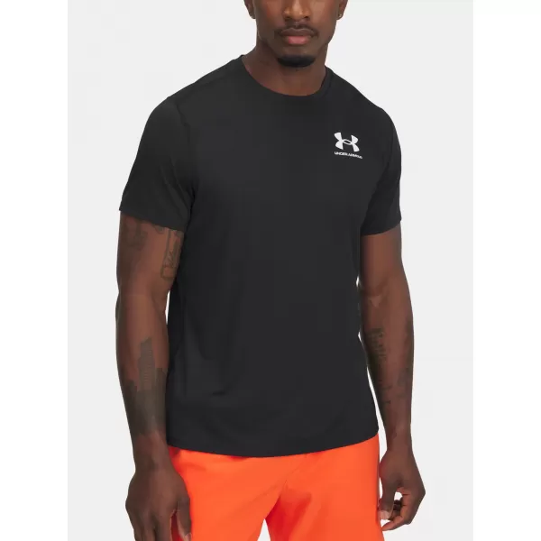  Pánské triko UNDER ARMOUR HEATGEAR FITTED SS 6000939-001 ČERNÁ 