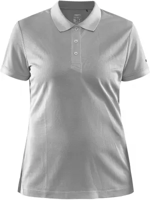 Dámské sportovní polo CRAFT Corp. CORE Unify Polo Shirt W ŠEDÝ MELÍR