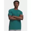Pánské triko UNDER ARMOUR UA HW ARMOUR LABEL SS 1382831-338 ZELENÁ