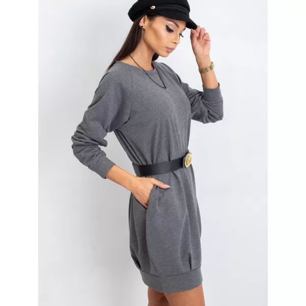  Dámské šaty BASIC FEEL GOOD RV-TU-5184.93P DARK GREY 