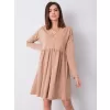 Dámské šaty RUE PARIS RV-SK-6008.19X CAMEL