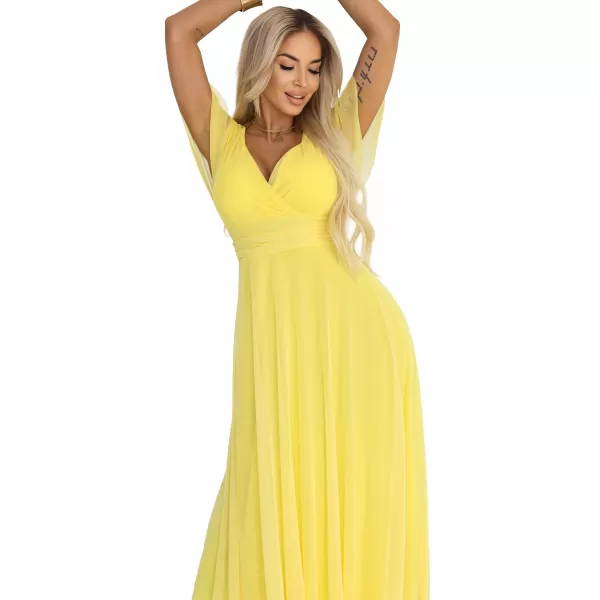  Dámské šaty NUMOCO NASTIA 562-8 CITRONOVÁ 