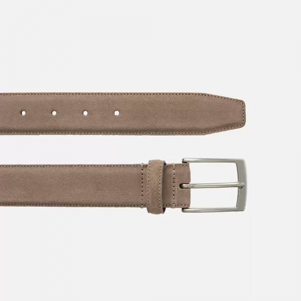  Pánský pásek GEOX  G011350 BÉŽOVÁ 