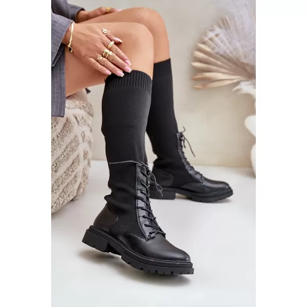  Dámské kozačky BOTO IRANEL 34803 BLACK 
