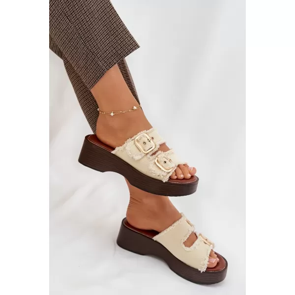  Dámské pantofle BOTO RENELISSE 41325 BEIGE 