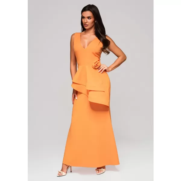  Dámské šaty LARICA LA-OM-DLR212 ORANGE 