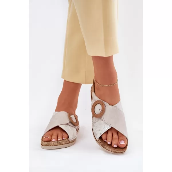  Dámské sandály INBLU RV000012 BEIGE 