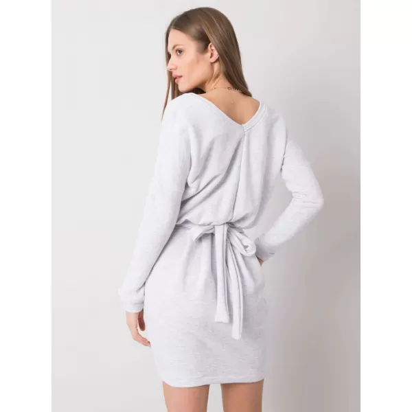  Dámské šaty RUE PARIS RV-SK-6037.18X LIGHT GREY 