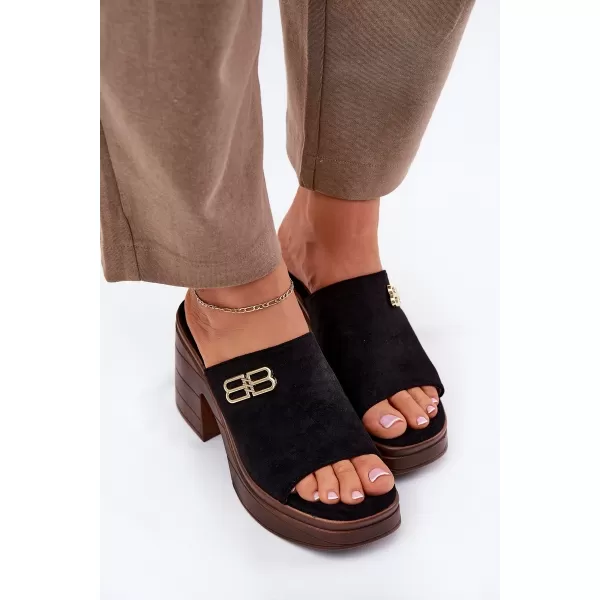  Dámské pantofle VINCEZA 17400 BLACK 