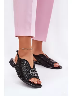 Dámské sandály S.BARSKI KV51-094 BLACK