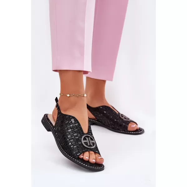  Dámské sandály S.BARSKI KV51-094 BLACK 