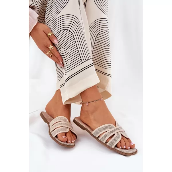  Dámské pantofle BOTO SCAZZE 36258 BEIGE 